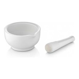 Ступка с пестиком Walmer Classic, 12 см, цвет белый  фото 3