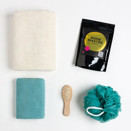 Набор подарочный Этель Friends, полотенце 50?90 см, 30?60 см, мочалка, расчёска  фото 3