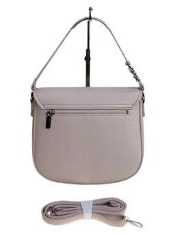 Женская сумка из искусственной кожи, цвет светло бежевый - Greta фото 2