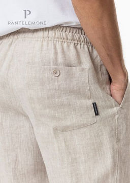 Мужские брюки льняные PDBB-213 - Pantelemone фото 3