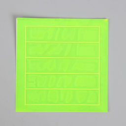 Цена за 8 шт. Светоотражающие наклейки «Полоска», 12×2.5 см, 5 шт. на листе, МИКС