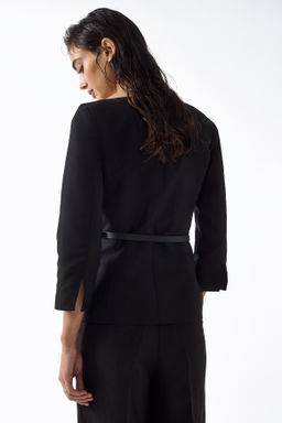 Blazer de algod?n con escote cuadrado - H&m фото 3