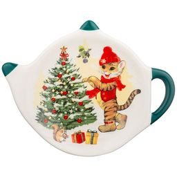 ПОДСТАВКА ПОД ЧАЙНЫЕ ПАКЕТИКИ ТИГРИНЫЕ ИСТОРИИ 12*8,5*1,5 СМ