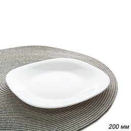 Тарелка квадро 185мм белая, арт. FP-80XN (WHITE) (651102)
