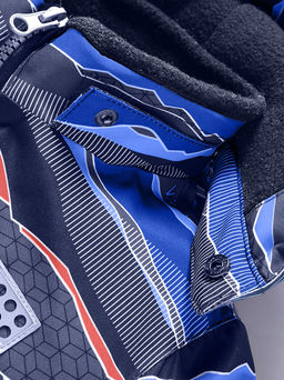 Комбинезон Valianly детский для мальчика синего цвета 9215S  фото 5