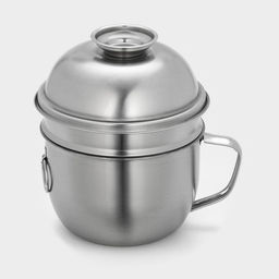 Набор посуды Турист, 3 предмета: кружка 1.35 л, миска 650 мл, тарелка 300 мл, нержавеющая сталь, хромированный - Simaland фото 3