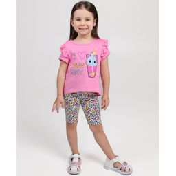 Комплект футболка кулирка, велосипедки кулирка лайкра 7825100101