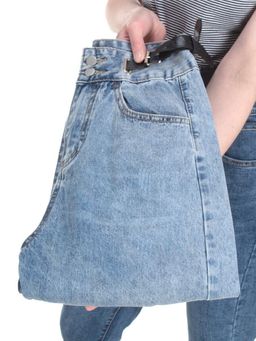 7958 BLUE Джинсы женские AMG JEANS (98% хлопок, 2% лайкра) - Фабричный китай фото 7