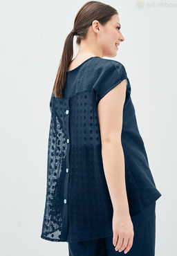 М3856T_1 блузка женская - Art ribbon фото 5
