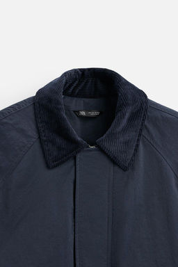 CONTRAST-COLLAR PADDED JACKET - Zara фото 8