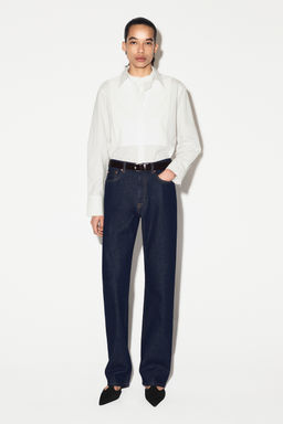 CAMISA DE ALGOD?N PIMA CON CUELLO COMBINADO - H&m фото 6