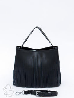 Сумка женская кожаная 2385-1Y black Polina&Eiterou