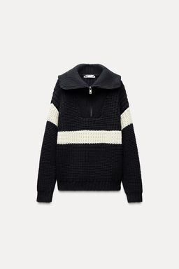 STRIPED KNIT SWEATER - Zara фото 4