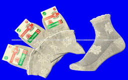 Цена за 10 пар. Товары России (Линия здоровья) носки женские лен со слабой резинкой