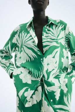 Camisa oversize estampada - H&m фото 3
