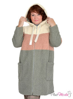 Куртка-пальто Модель №766 размеры 44-84 - Plusmoda фото 3