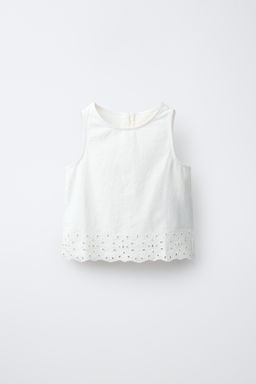 TOP BORDADO / Blanco - Zara фото 3