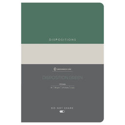 Тетрадь 40л. Greenwich Line "Disposition. Green" клетка (N5c40А5-43990) матовая ламинация, тиснение фольгой, блок повышенной плотности
