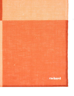 Оранжевый льняной платок - Cacharel фото 4