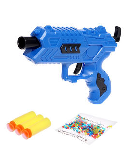 Бластер Сверчёк, стреляет мягкими и гидрогелевыми пулями, цвет МИКС - Simaland фото 21