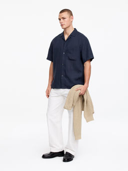Camisa resort de lino - H&m фото 6