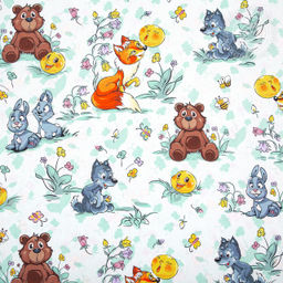 Постельное белье Колобок (поплин детский) 1,5 сп./Пододеяльник: 1 шт. - 215*145; Простыня: 1 шт. - 214*150; Наволочка: 2 шт. - 70*70; Поплин детский - Артпостель фото 4