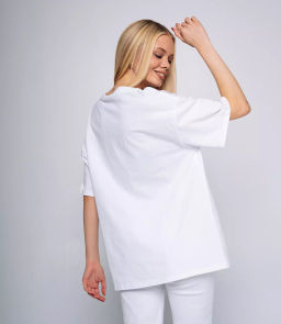 Футболка #КТ2-12, белый - Dommod фото 3