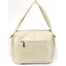 Сумка женская натуральная кожа GU 2033-6615, 1отд+карм/перег, плечевой ремень, св. бежевый SALE 259867 - Adelia фото 6