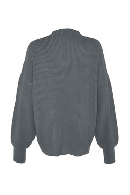 Vizon Genis Kal?p Basic Triko Kazak TWOAW23KZ01448 - Trendyolmilla фото 33