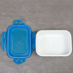 Салатник прямоугольный 3 штуки с крышками / 128 /уп 84/ 270, 560, 1200 мл - Галеонтрейд фото 9