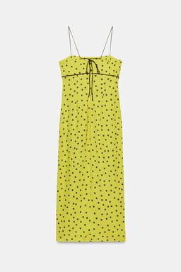 VESTIDO MIDI LUNARES / Multicolor - Zara фото 5