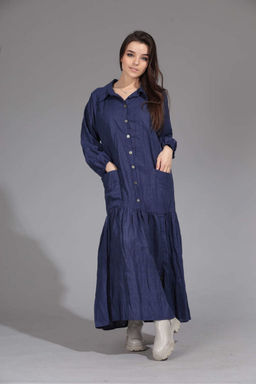 Платье AMORI 9615 Т. синий