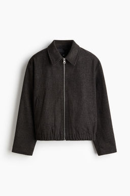 Chaqueta camisera afieltrada Regular Fit