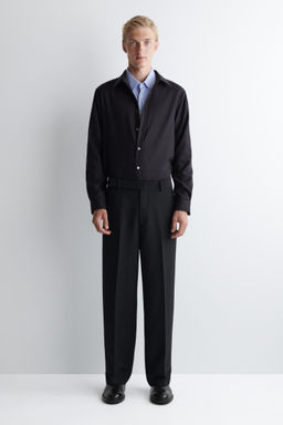 CAMISA DE FRANELA DE LANA RELAXED FIT - H&m фото 8
