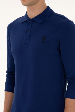 Erkek _ndigo Basic Sweatshirt Sepette S_rpriz _ndirim - U.s. polo assn фото 21
