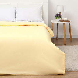 Пододеяльник Этель 145*215  3 см,цв.желтый, бязь, 125 гр/м2,100% хлопок