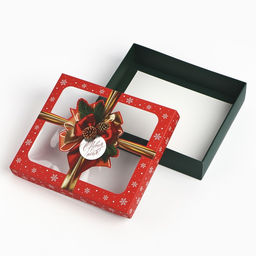 Цена за 2 шт. Коробка подарочная новогодняя складная «С Новым годом», 23.5×20.5×5.5 см