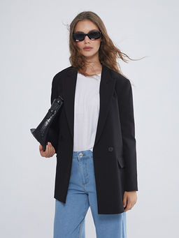 D??me Detayl? Kad?n Blazer Ceket