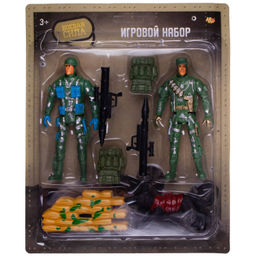 Игровой набор Abtoys Боевая сила Два солдата со служебной собакой, экипировкой и оружием фото 4