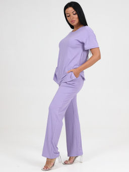 423 ПИЖАМА ЖЕНСКАЯ (брюки) (Сирень) - А-дина фото 4