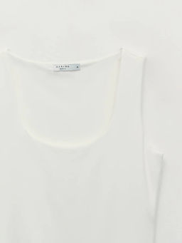 Базовый топ с широкими бретелями / Zarina  фото 9