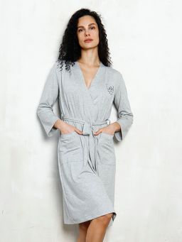 Халат с вышивкой 016073