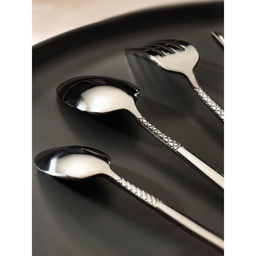 Набор столовых приборов Доляна Античность, 4 предмета, нержавеющая сталь, серебристый  фото 5