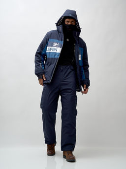 Горнолыжный костюм мужской зимний темно-синего цвета 370TS - Leifensh фото 32