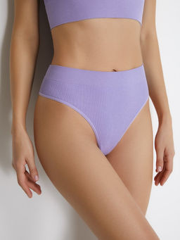 Трусы БOmD_S Lurex Wafle 2142-03SS String Alto - Lilla/lurex - Omsa фото 3