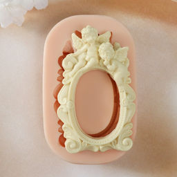 Молд силикон «Овальная рамка», 10.7×7×2 см