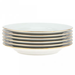 Тарелка мелкая фарфоровая д200мм, форма Голубка, набор 6шт (Беларусь) - Домашняя мода фото 2