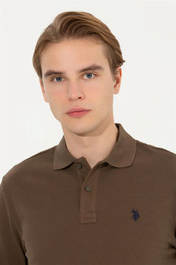 Мужской базовый свитшот кокосового цвета - U.s. polo assn фото 2