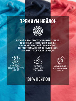 ATLANTIC KMB-225 Шорты мужские пляжные Paper Touch темно-синий  фото 8
