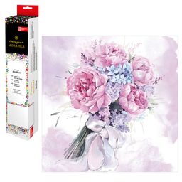 Алмазная мозаика арт. 62374 / 50 БУКЕТ НЕВЕСТЫ, размер: 30*30 см,